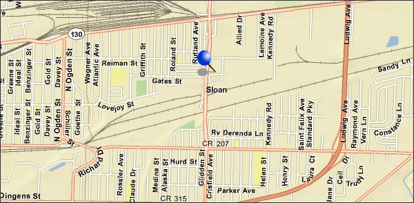 Location of Norfolk Southern Intermodal