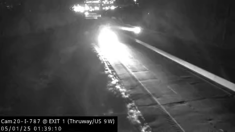 I-787 at Thruway/US Route 9W (Exit 1)