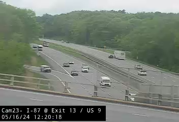 I-87 at US Route 9 (Exit 13)
