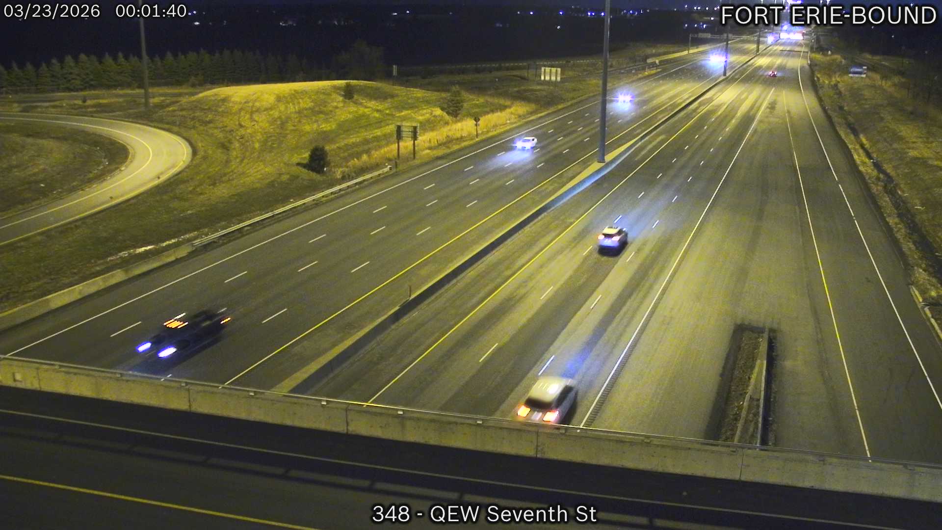 QEW Seventh St. live webcam