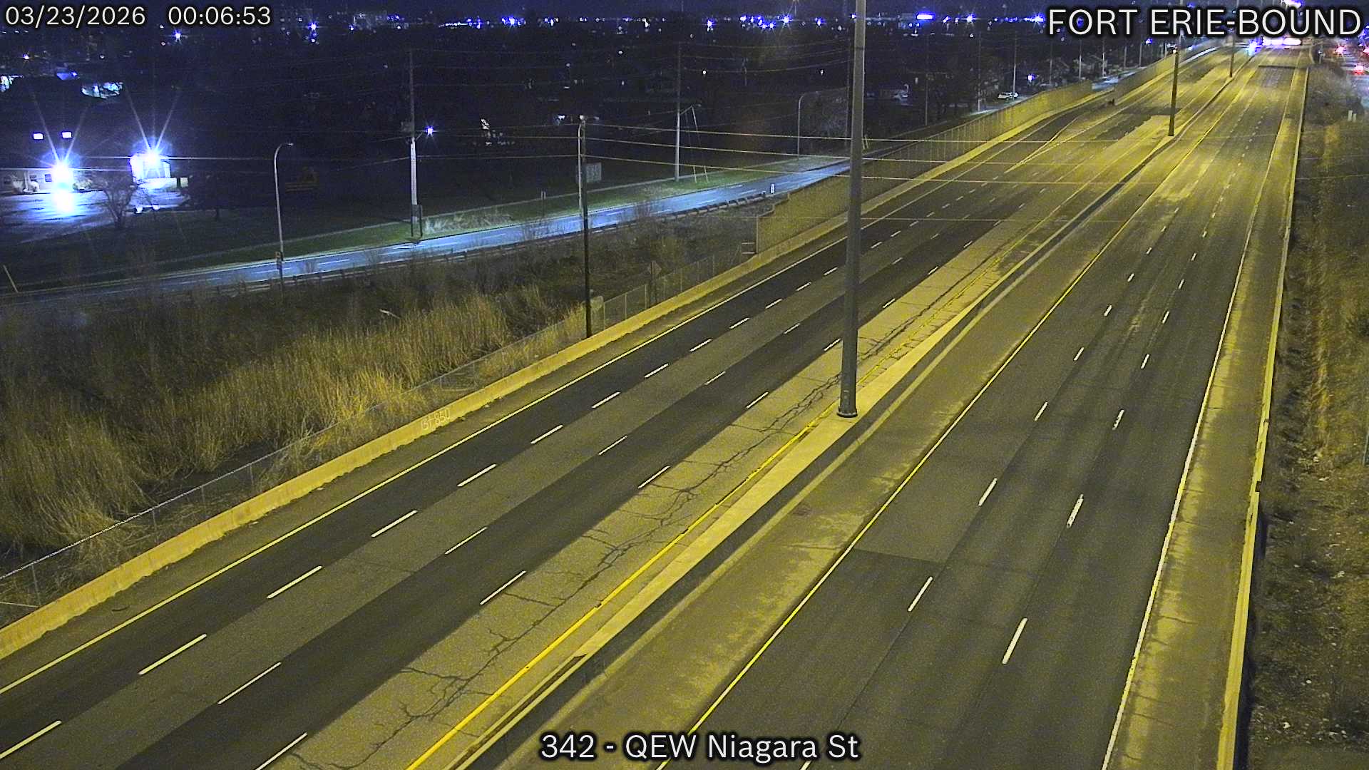 QEW near Niagara St live webcam
