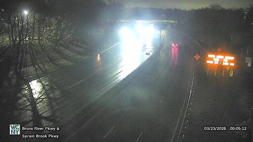 Bronx River Parkway at Sprain Brook Parkway live webcam