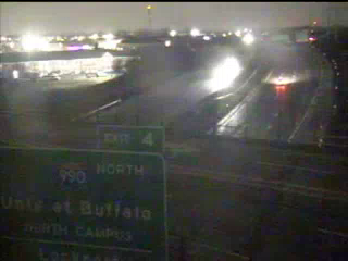 I-290 between Exit 4 (I-990 Interchange) and Exit 5 (Millersport Highway) live webcam