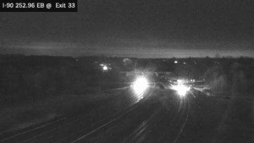 I-90 MP 252.96 EB at Interchange 33 (Verona) live webcam