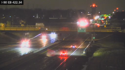 I-90 MP 422.34 EB Between Interchange 52 (Walden Ave) and 51 (Route 33) live webcam
