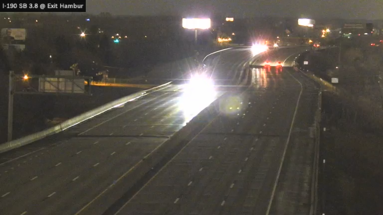 I-190 MP 003.80 SB at Interchange 5 (Hamburg Street) live webcam