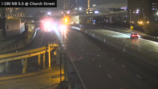 I-190 MP 005.50 NB at Interchange 7 (Church Street) live webcam