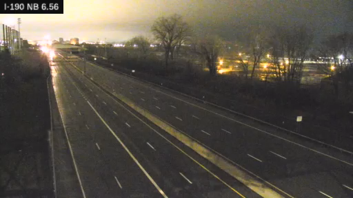 I-190 MP 006.56 NB at Interchange 9 (Porter Avenue - Peace Bridge) live webcam