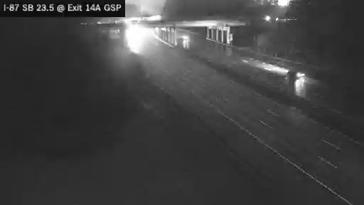 I-87 MP 023.50 SB at Interchange 14A (Garden State Parkway) live webcam