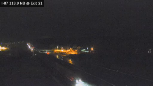 I-87 MP 113.90 NB at Interchange 21 (Catskill) live webcam