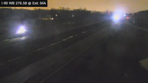 I-90 MP 276.58 WB at Interchange 34A live webcam