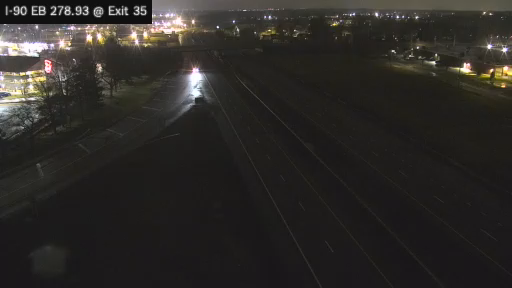I-90 MP 278.93 EB at Interchange 35 live webcam