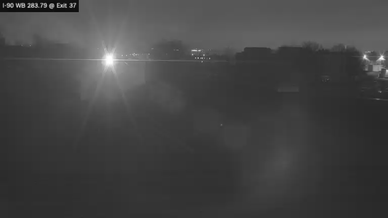 I-90 MP 283.79 WB at Interchange 37 live webcam