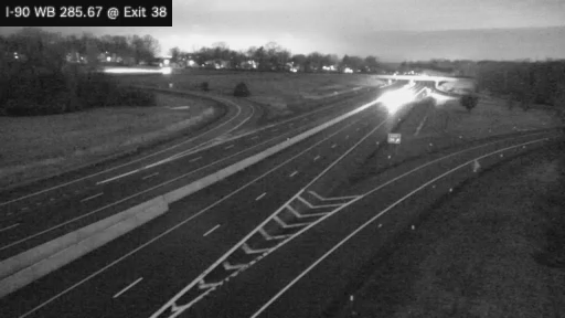 I-90 MP 285.67 WB at Interchange 38 live webcam