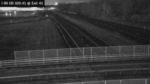 I-90 MP 320.41 EB at Interchange 41 (Waterloo) live webcam