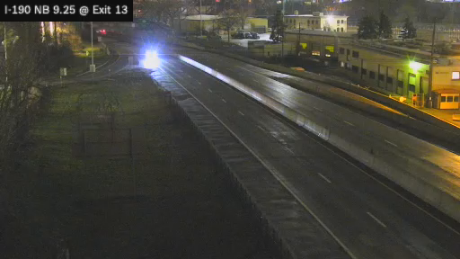 I-190 MP 009.25 NB at Interchange 13 (Austin Street) live webcam