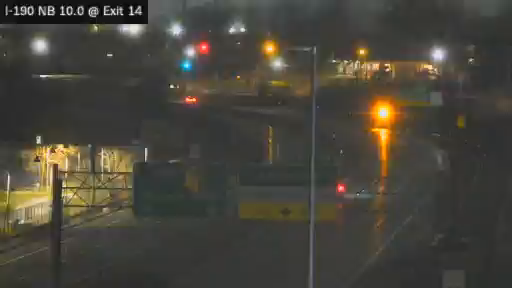 I-190 MP 010.00 NB at Interchange 14 (Ontario Street) live webcam