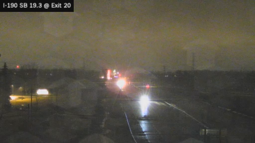I-190 MP 019.30 SB at Interchange 20 (Long Road) live webcam