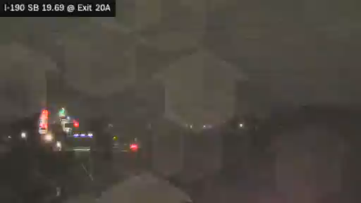 I-190 MP 019.69 SB at Interchange 20A (West River Parkway) live webcam