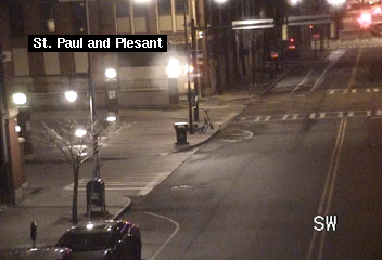 St. Paul St at Pleasant St live webcam