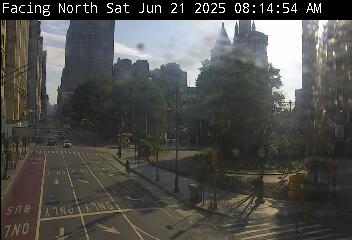 USA NY Broadway Street, St. Paul's Chapel Broadway LLC live webcam