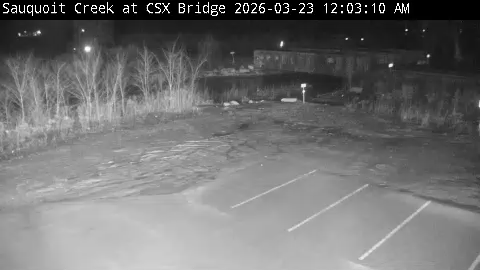 NY 5A EB at Sauquoit Creek at CSX Bridge live webcam