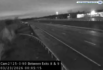 I-90 Between Exits 8-9 live webcam