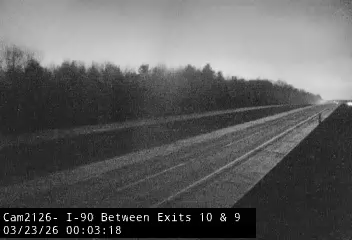 I-90 Between Exits 10-9 live webcam