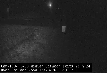I-88 Median - Between Exits 23 & 24 at Sheldon Rd Delanson live webcam