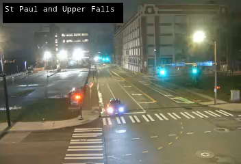 St. Paul St at Upper Falls Blvd live webcam