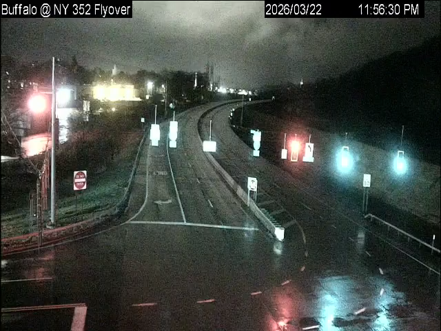 NY 352 (Riverside Flyover) at Buffalo St live webcam