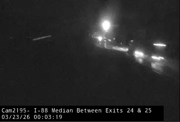 I-88 Median - Between Exits 24 & 25 at Birchwood Dr Princetown live webcam