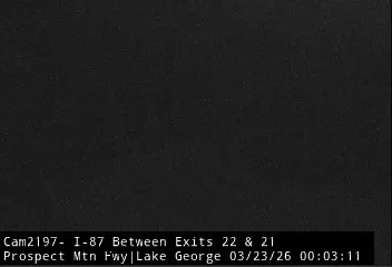 I-87 Southbound at Prospect Mtn Hwy Lake George live webcam