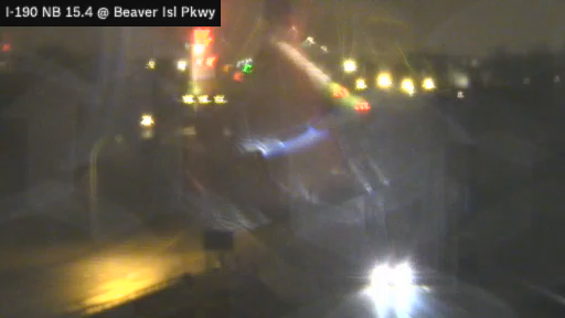 I-190 MP 015.40 NB at Interchange 18B (Beaver Island Parkway) live webcam