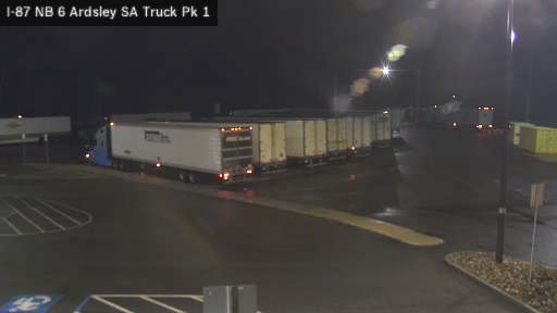 I-87 MP 006.00 NB Ardsley Service Area Truck Park 1 live webcam