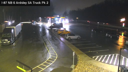 I-87 MP 006.00 NB Ardsley Service Area Truck Park 2 live webcam
