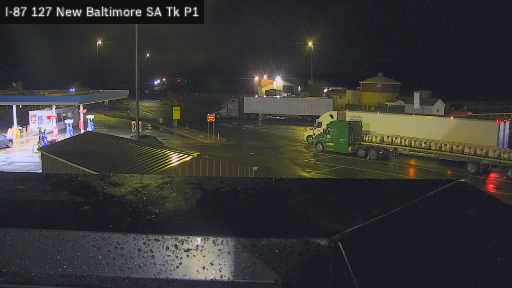 I-87 MP 127.10 SB New Baltimore Service Area Truck Park 1 live webcam