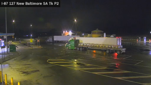 I-87 MP 127.10 SB New Baltimore Service Area Truck Park 2 live webcam