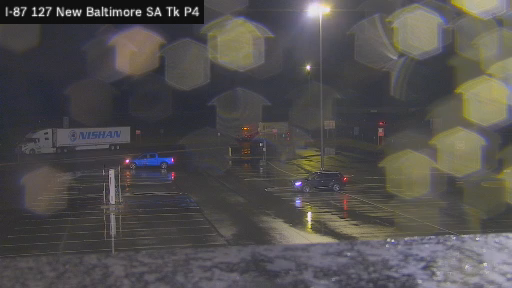 I-87 MP 127.10 SB New Baltimore Service Area Truck Park 4 live webcam