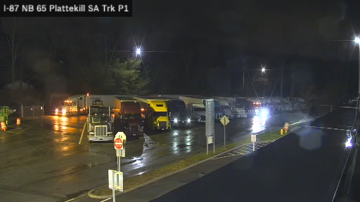 I-90 MP 227.10 WB Plattekill Service Area Truck Park 1 live webcam