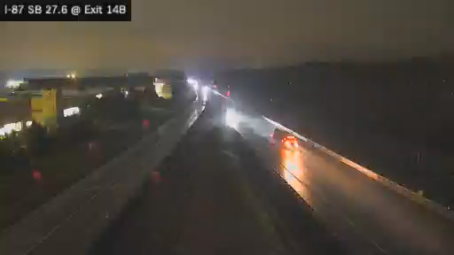 I-87 MP 027.60 SB at Interchange 14B (Airmont Road) live webcam