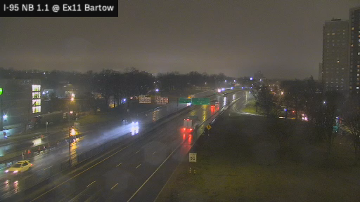 I-95 MP 001.10 NB at Interchange 11 (Bartow Avenue) live webcam