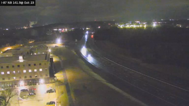 I-87 MP 141.90 NB at Interchange 23 (Albany /I-787) live webcam