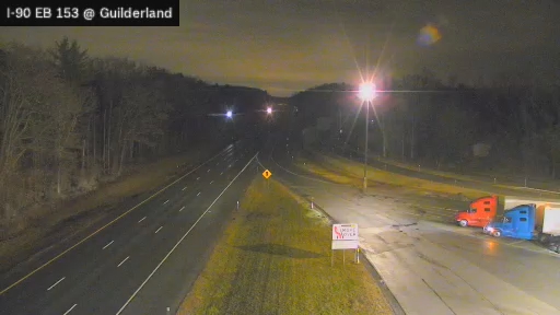 I-90 MP 153.00 EB Between Interchange 24 (Albany/I-90/I-87) and 25 (Schenectady/I-890) live webcam