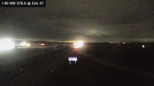 I-90 MP 378.60 WB at Interchange 47 (Leroy) live webcam