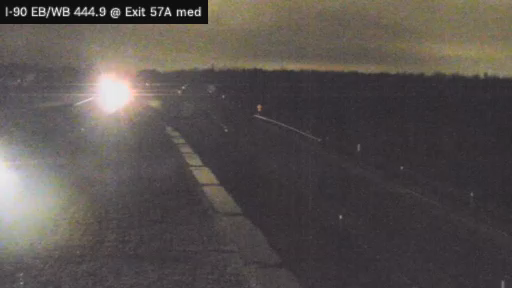 I-90 MP 444.90 EB/WB at Interchange 57A (Eden/Angola) live webcam