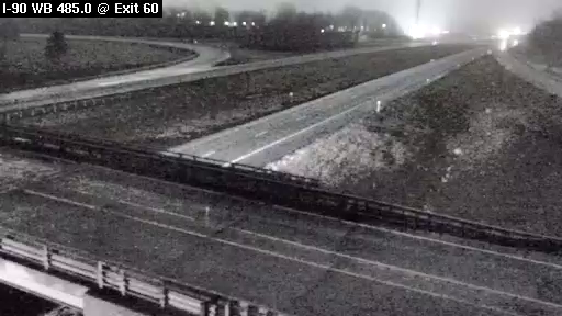 I-90 MP 485.00 WB at Interchange 60 (Westfield) live webcam