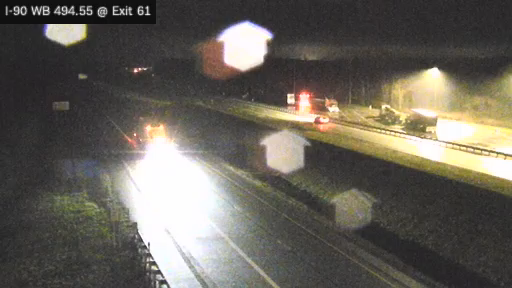 I-90 MP 494.55 WB at Ripley Toll Gantry live webcam