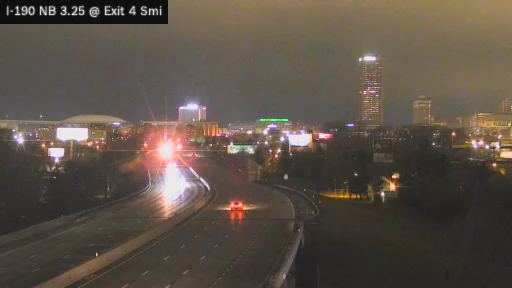 I-190 MP 003.25 NB at Interchange 4 (Smith Street) live webcam