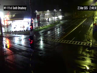 NY 119 at US 9/S. Broadway (Tarrytown) live webcam